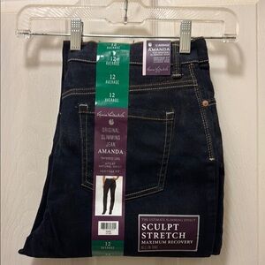 Gloria Vanderbilt Blue Slim Sculpt Jeans